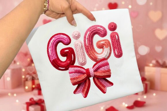 Download GiGi Faux Yarn Crochet Valentine PNG - Crochet Collection