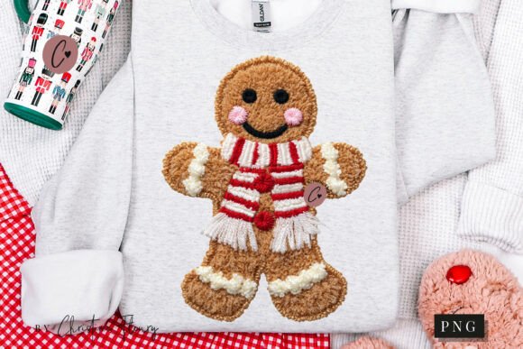 Download Gingerbread Man Latch Hook Crochet PNG - Crochet Collection