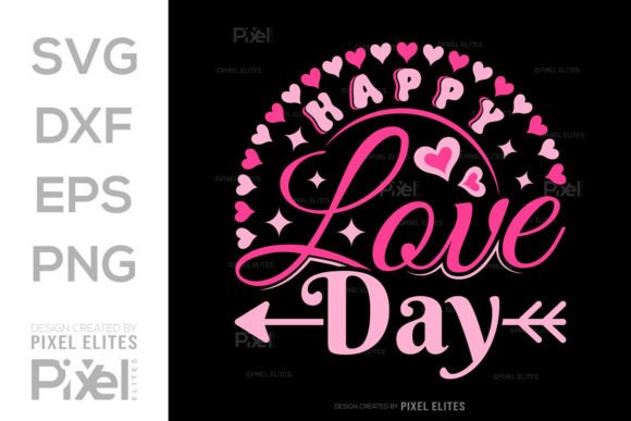 Download Happy Love Day SVG T-shirt Design Bundle - Shirt design Collection