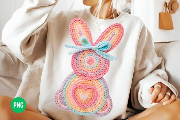 Download Latch Hook Crochet Bunny PNG, Easter PNG - Crochet Collection
