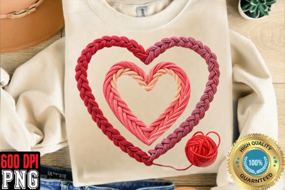 Download Crochet Yarn Valentine Love PNG - Crochet Collection
