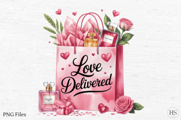 Download Pink Floral Valentine Gift PNG, Love PNG - Valentine gift png Collection