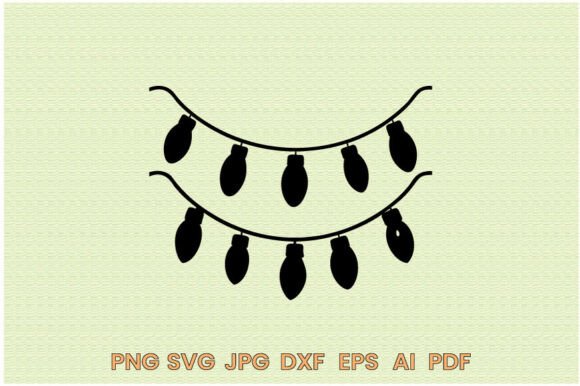 Download Holiday Lights Silhouette Illustration - Lights silhouette Collection