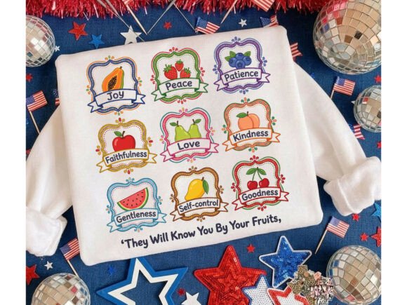 Download Biblical Fruits Message Tshirt Design - Shirt design Collection