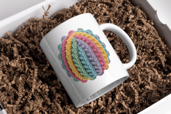 Download Crochet Rainbow Ball PNG - Crochet Collection