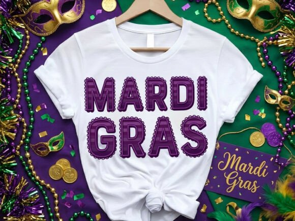 Download Girly Lacey Ruffle Mardi Gras Tshirt Design - Shirt design Collection