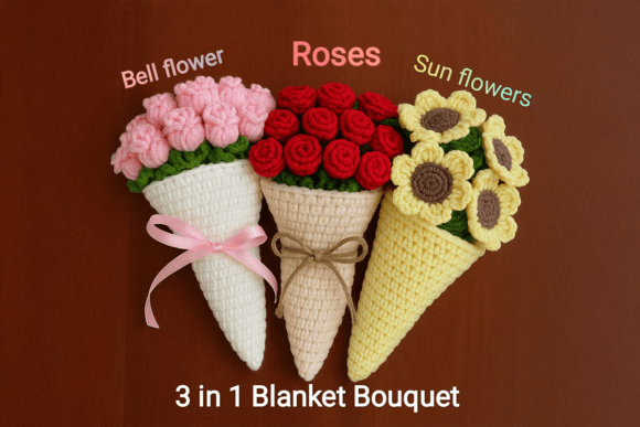 Download Blanket Bouquet Crochet Pattern Bundle - Crochet Collection
