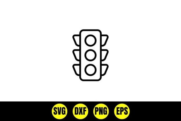 Download Traffic Lights Silhouette Svg - Lights silhouette Collection