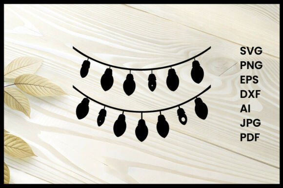 Download Holiday Lights Silhouette Illustration - Lights silhouette Collection