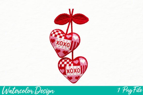 Download Faux Yarn Crochet Valentine Png - Crochet Collection