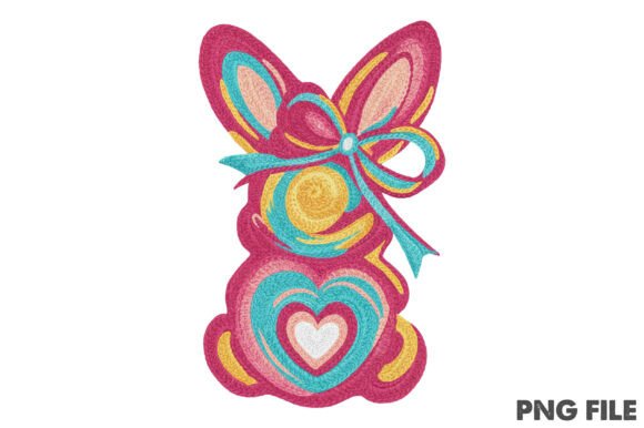 Download Bunny Coquette Bow Crochet PNG - Crochet Collection