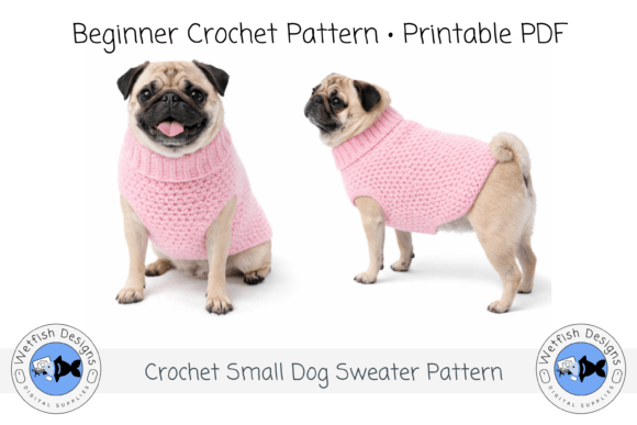 Download Crochet Small Dog Sweater Pattern - Crochet Collection
