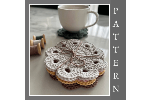 Download Crochet Coasters Flower Easy Pattern - Crochet Collection