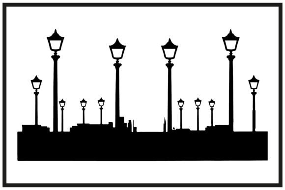 Download Street Lights Silhouette Lamp Post - Lights silhouette Collection